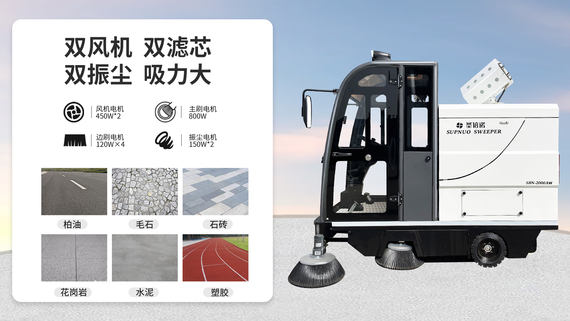 拉萨电动扫地车的优势与应用场景